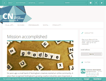 Tablet Screenshot of creativenottingham.com